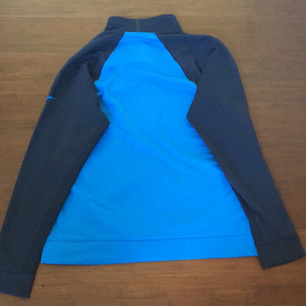 MENS XL NIKE FULL ZIP BLUE AND NAVY JACKET - Picture 4 of 6